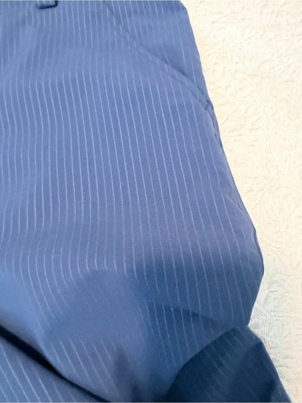 Under Armour Blue Pinstripe UPF 50 Golf Pants